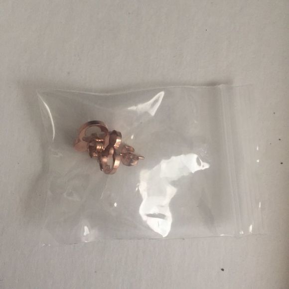 Rose Gold Mickey Mouse Earrings - Picture 6 of 6